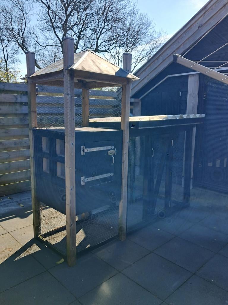 Te koop een nette zelfgemaakte kippenhok, Ophalen of Verzenden, Zo goed als nieuw, Kippenhok of Kippenren