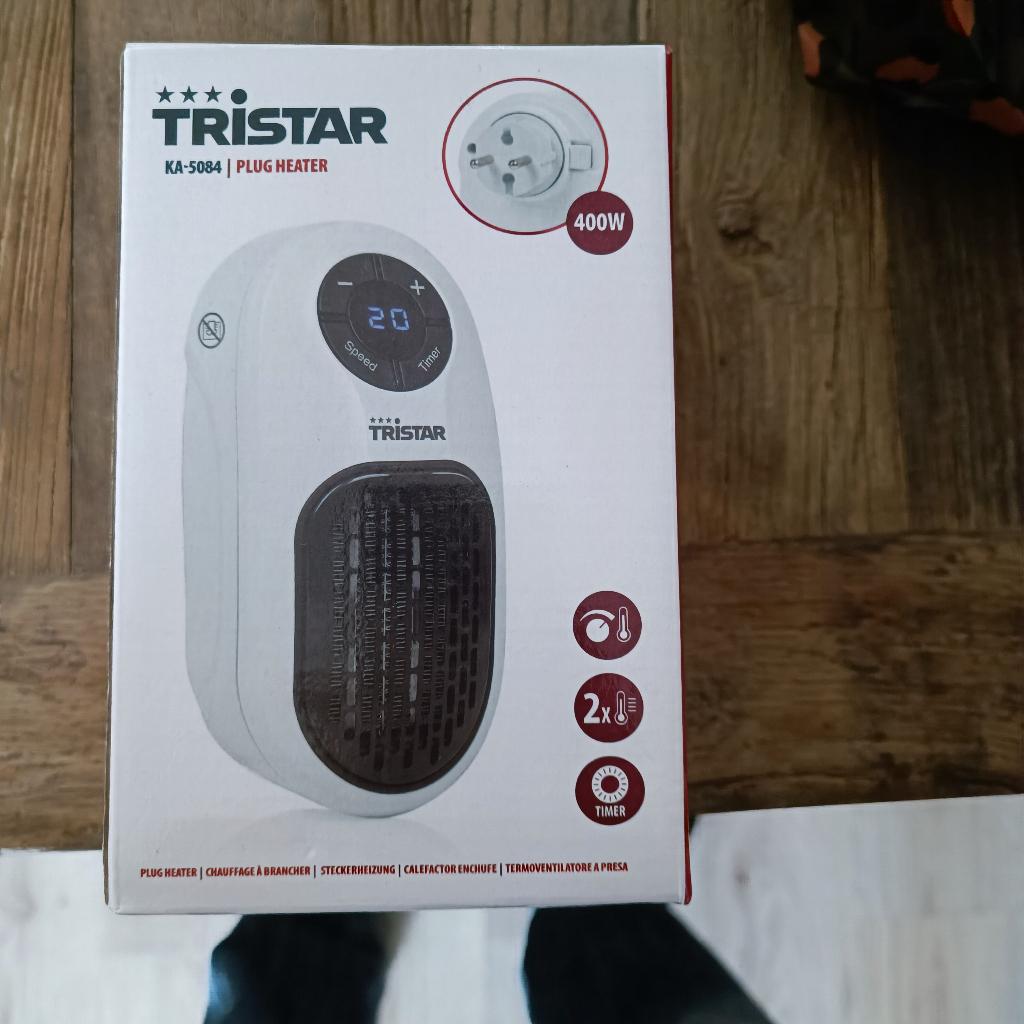 Stopcontact heater verwarming tristar ka-5084 nieuw kachel, 500 tot 800 watt, Minder dan 60 cm, Ophalen of Verzenden, Kachel