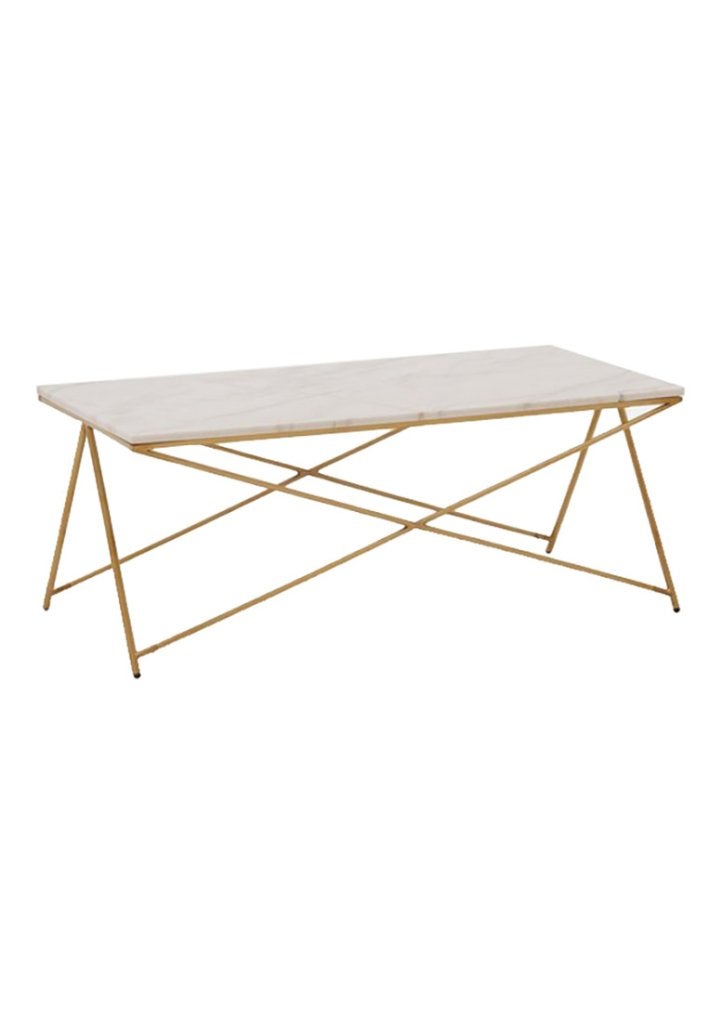 OHNO Furniture Scott Salontafel - Goud, Niet ingevuld, Overige materialen, Niet ingevuld, Nieuw