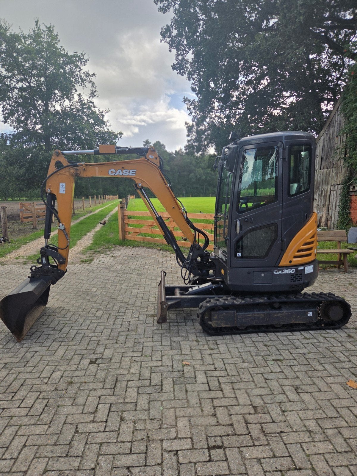 Minikraan Case CX26C - Bouwjaar 2019 - Slechts 728 uur, Zakelijke goederen, Ophalen, Graafmachine