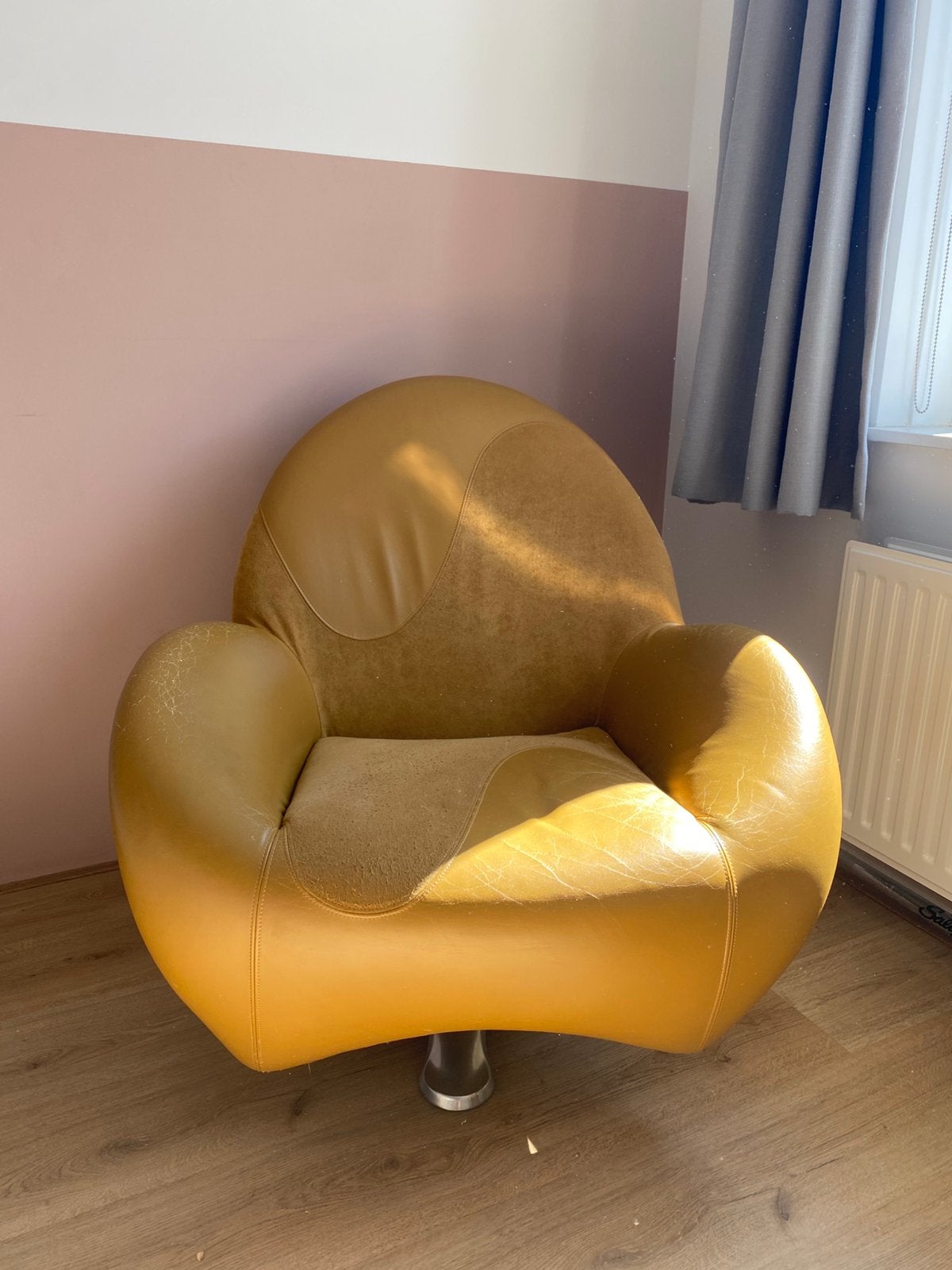 Fauteuil Leolux, Ophalen, Gebruikt, 75 tot 100 cm, 50 tot 75 cm