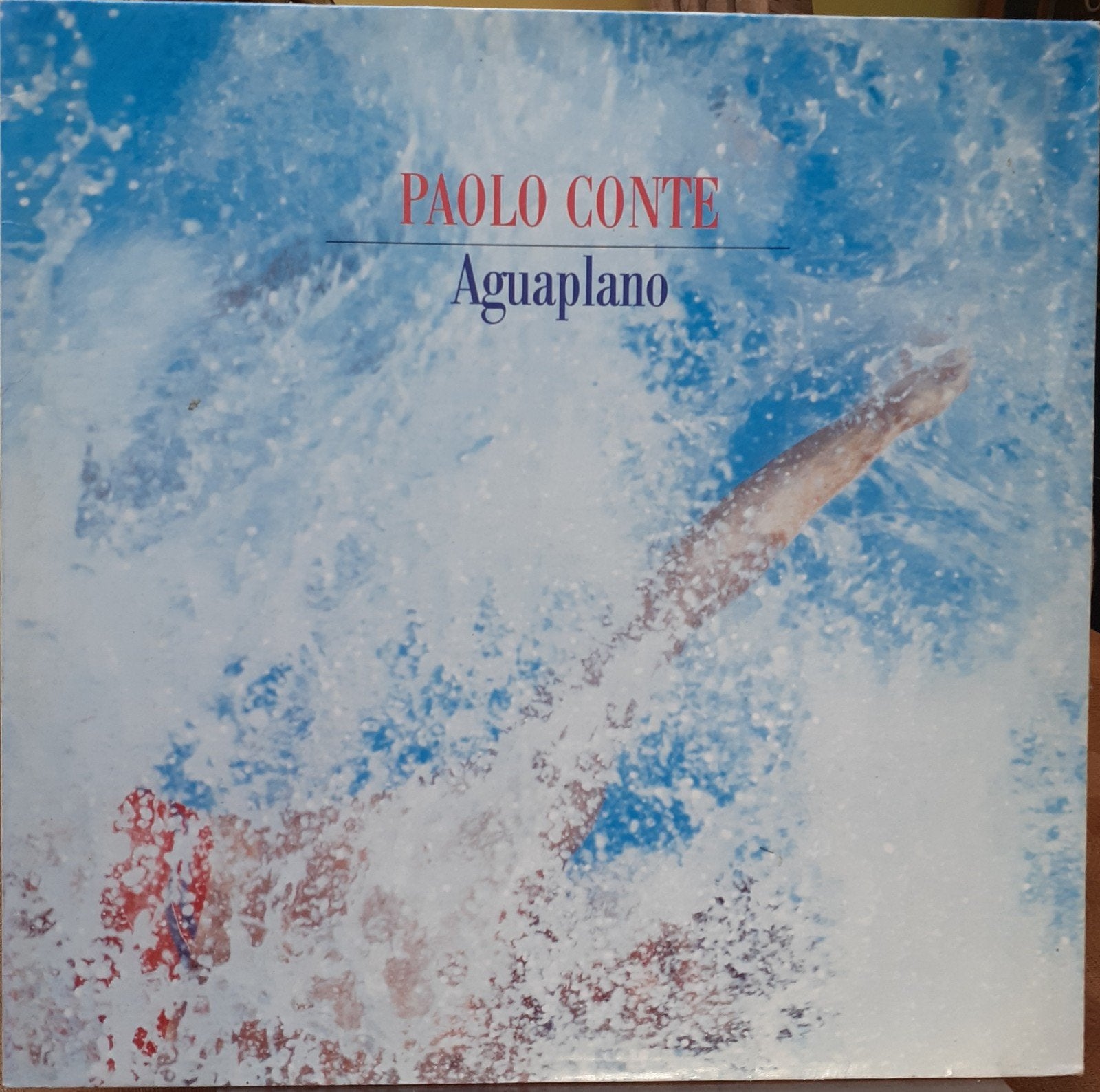 Paolo Conte - Aguaplano LP (1987), Cd's en Dvd's, Vinyl | Pop, LP, Gebruikt, Overige genres, Originele persing