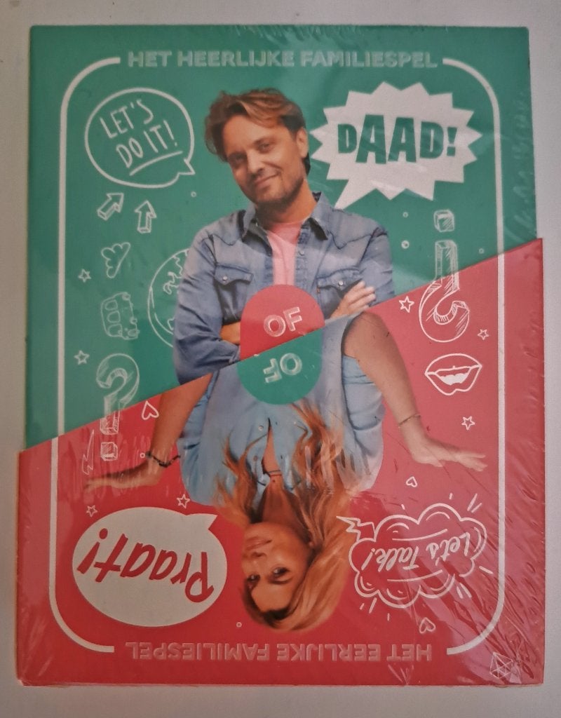 Nieuw kaart spel Praat of Daad Bas Smit & Nicolette van Dam, Vijf spelers of meer, Ophalen of Verzenden, Nieuw