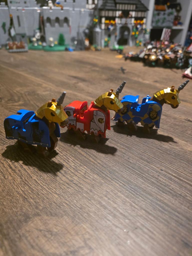 Lego ridders paarden, Ophalen of Verzenden, Zo goed als nieuw