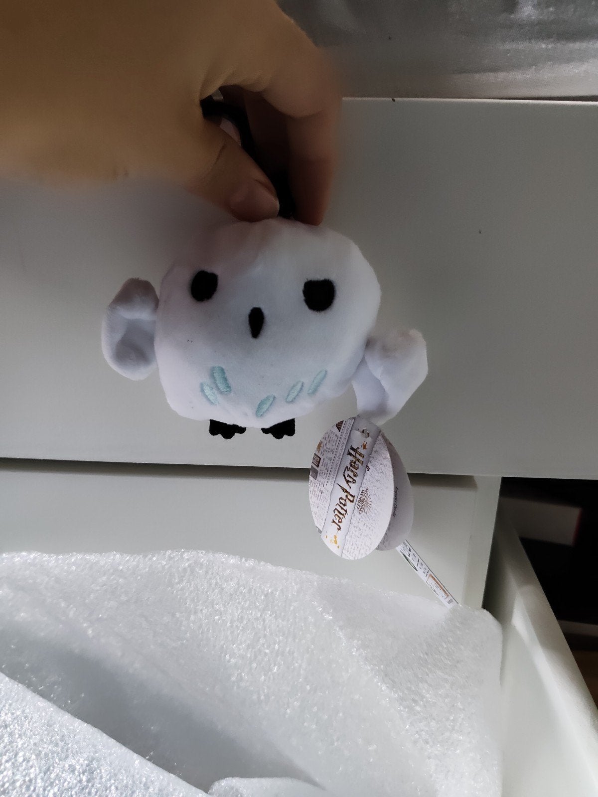 Harry Potter Hedwig Uil Knuffel Sleutelhanger, Kinderen en Baby's, Overige merken, Overige karakters, Overige typen, Ophalen of Verzenden