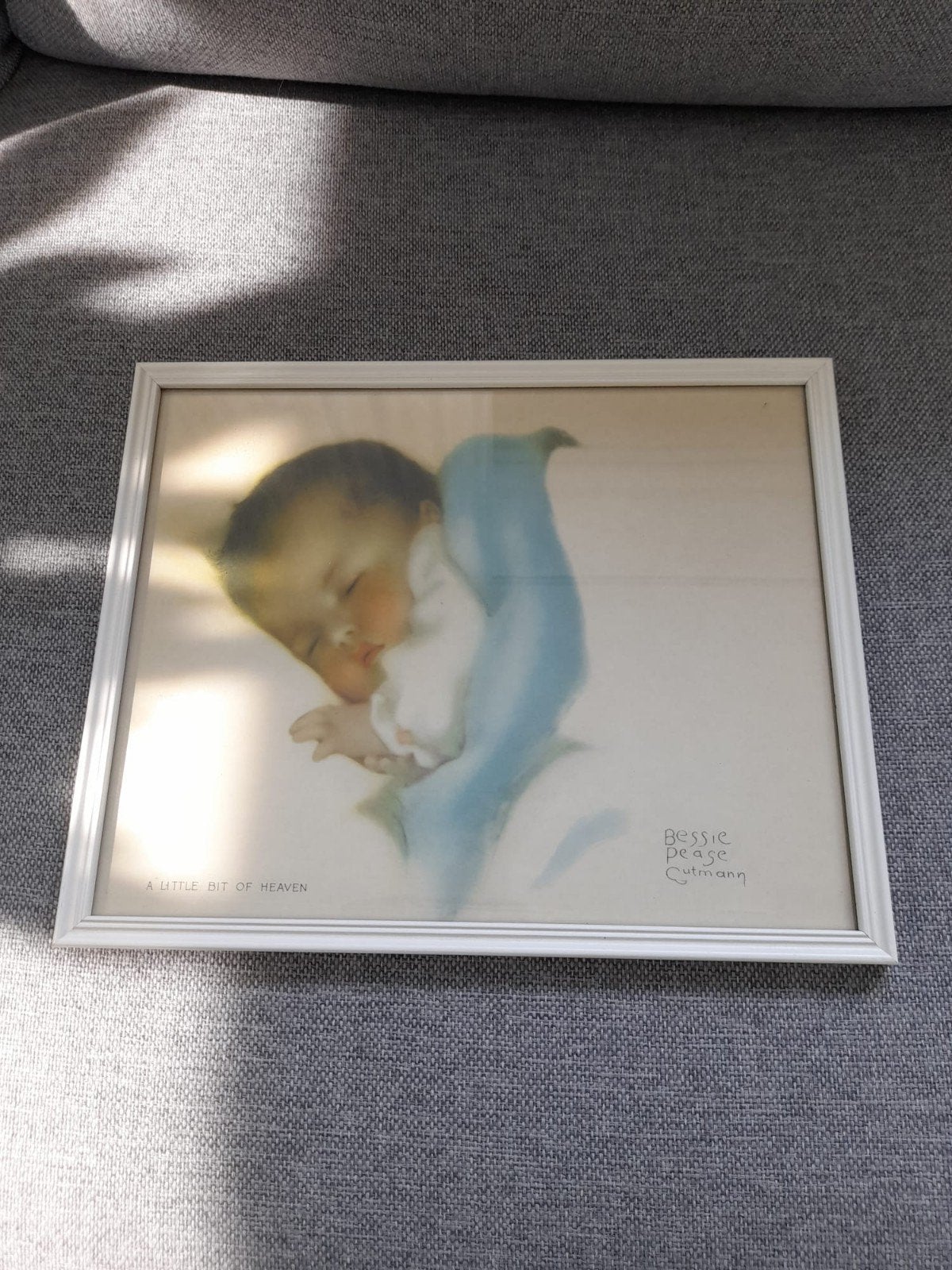 schilderijen van bessie peace 2 stuks jaren 60, Ophalen, Minder dan 50 cm, Zo goed als nieuw, Foto of Poster