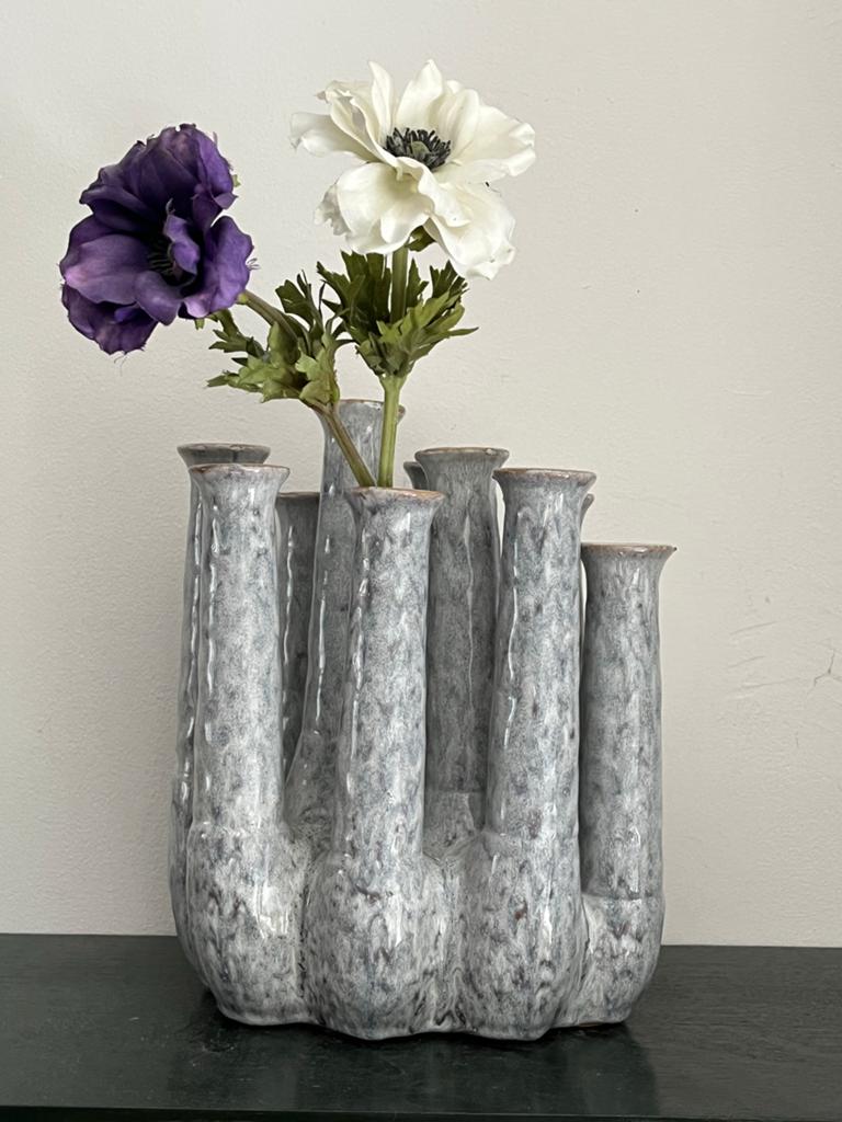 Daan Kromhout Tulpenvaas handgemaakt. keramiek., Huis en Inrichting, Woonaccessoires | Vazen, Ophalen of Verzenden