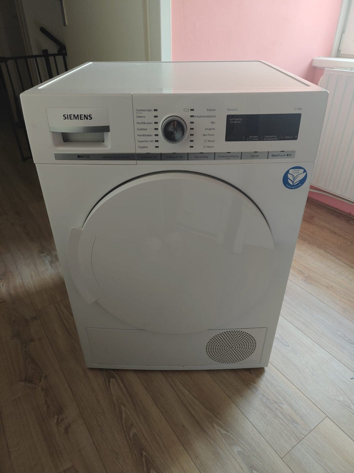 Condensdroger Siemens, Witgoed en Apparatuur, Wasdrogers, Ophalen, 6 tot 8 kg, Zo goed als nieuw, Voorlader