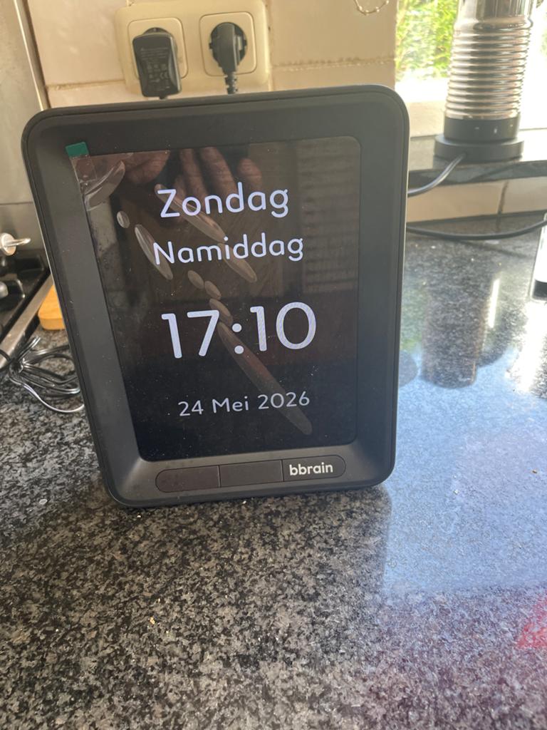 BBrain Reminder Day Clock - Digitale Dagklok, Ophalen of Verzenden, Zo goed als nieuw, Digitaal, Wekker of Tafelklok