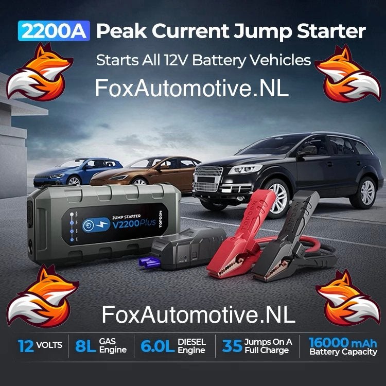 TOPDON V2200Plus – Starthulp + 12V batterijtester in één, Ophalen of Verzenden