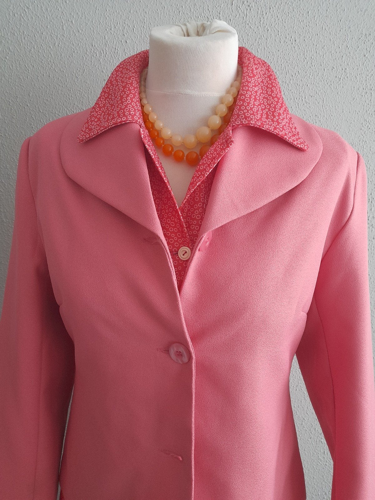 Mooi Vintage Jasje / Colbert maat  40  Retro, Maat 38/40 (M), Ophalen of Verzenden, Jasje, Roze