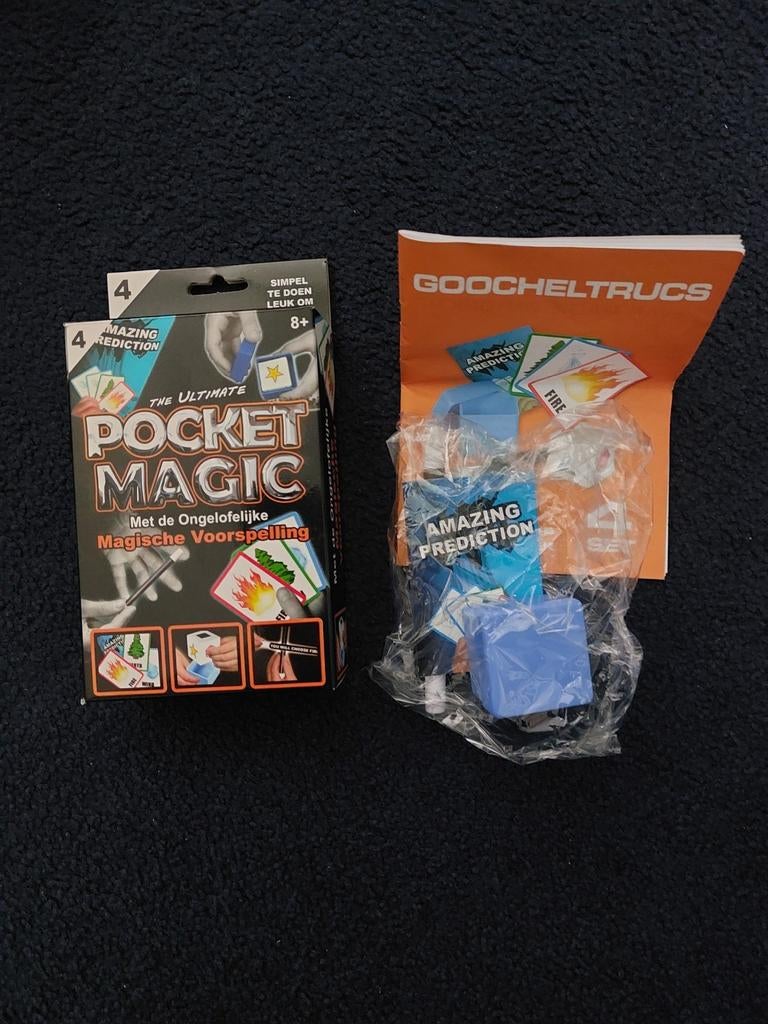 Pocket magie nr 4 + nog andere trucs, 1 speler, Ophalen of Verzenden, Vanaf 7 jaar