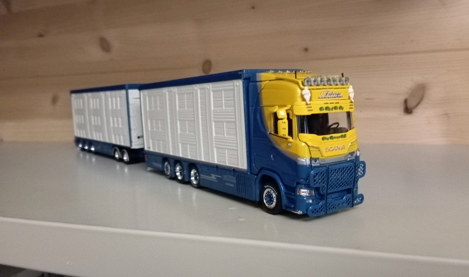 Scania NGS Friberg vee combinatie Tekno, Ophalen of Verzenden, Nieuw, Bus of Vrachtwagen, Tekno