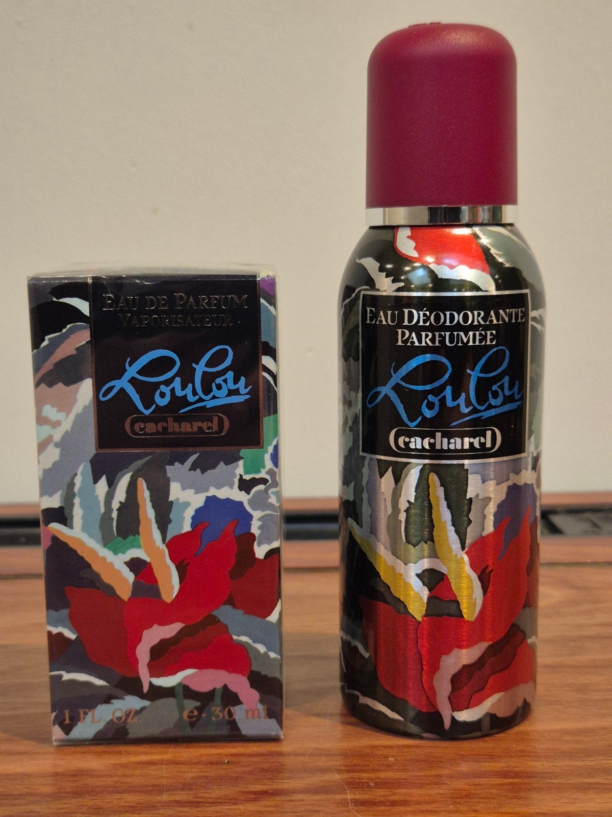 Vintage Cacharel LouLou set 1987 EDP 30ml + deo 150ml, Ophalen of Verzenden, Nieuw