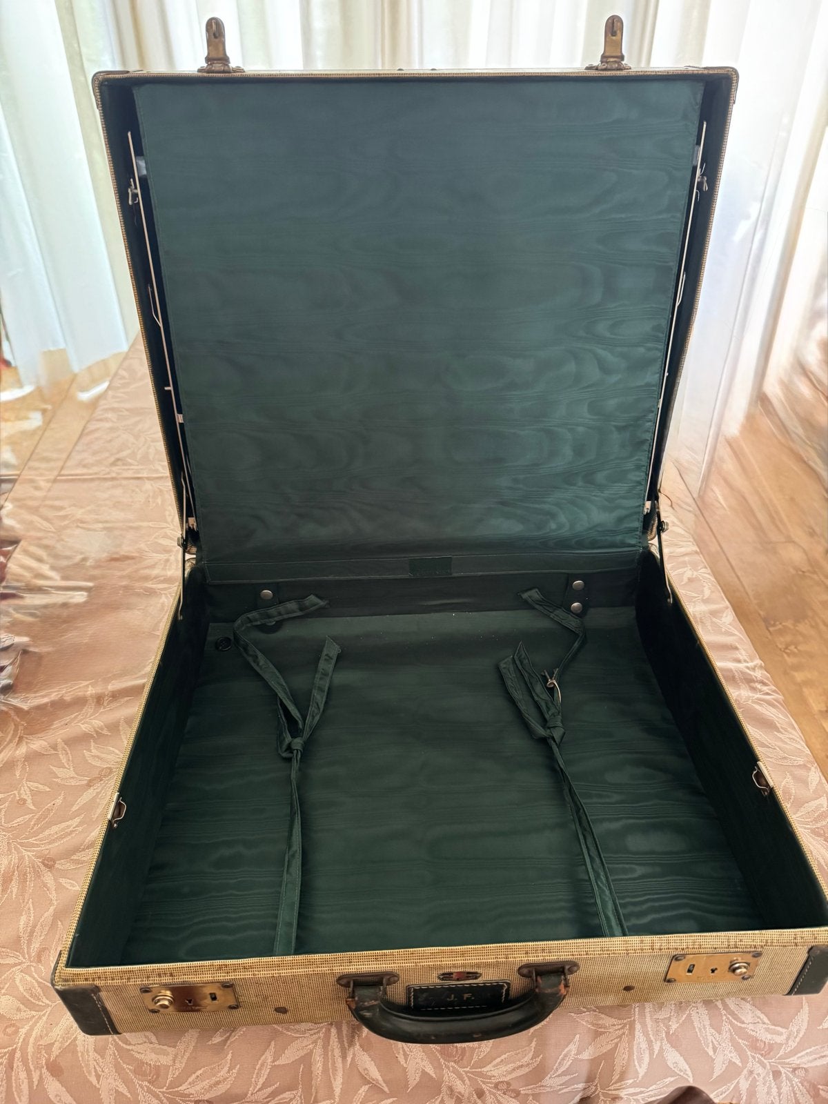 Vintage koffer - Zo goed als nieuw, 45 tot 55 cm, Slot, Leer, Zo goed als nieuw