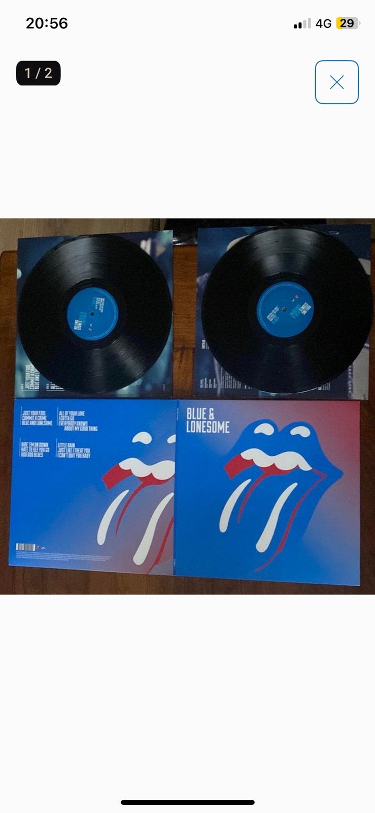 Rolling Stones 2 lp blue & lonesome, Cd's en Dvd's, Vinyl | Rock, Ophalen of Verzenden, Zo goed als nieuw, 12 inch