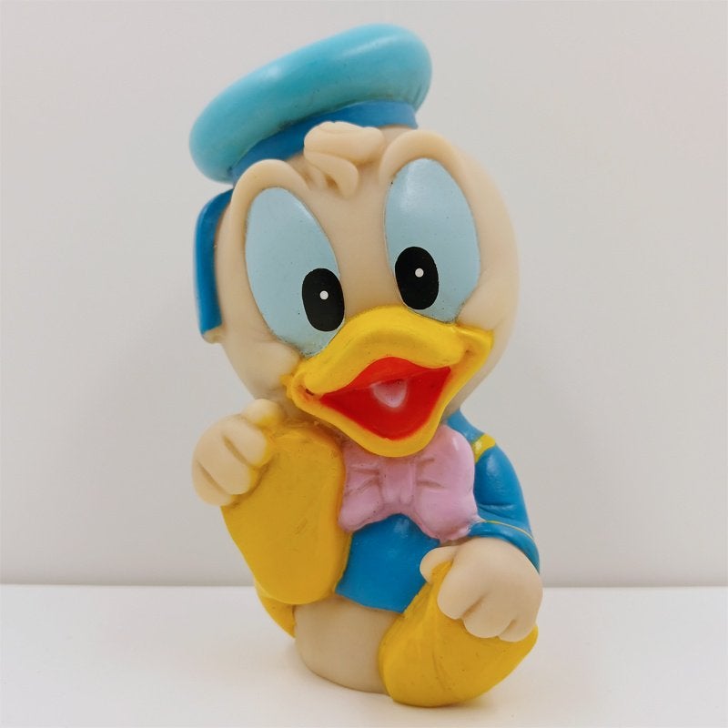 Donald Duck Baby Disney Jaren 80 Squeaky Toy, Ophalen of Verzenden, Donald Duck, Zo goed als nieuw, Beeldje of Figuurtje