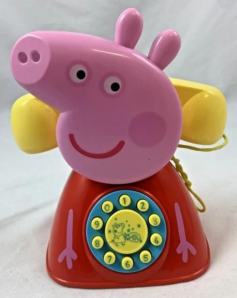 Peppa Pig Elektronische Speelgoedtelefoon telefoon geluid, Kinderen en Baby's, Speelgoed | Educatief en Creatief, Zo goed als nieuw