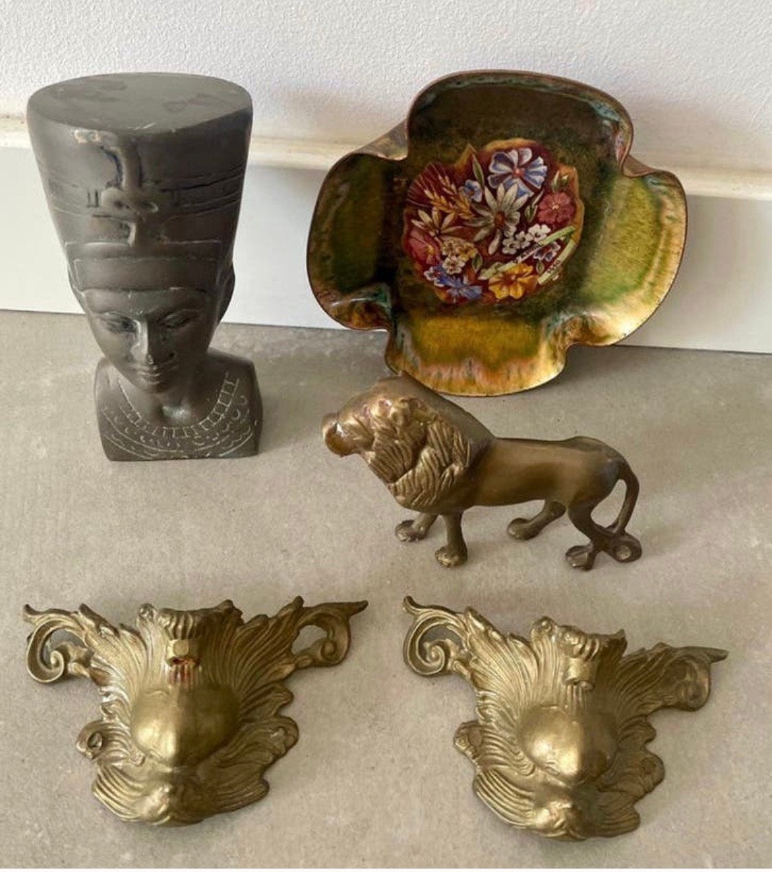 Antiek diverse bronzen objecten-Samen 25 euro., Antiek en Kunst, Ophalen of Verzenden