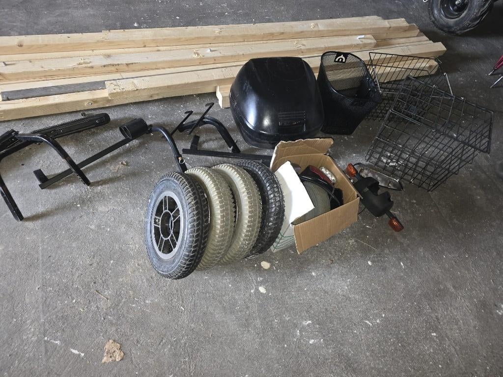 onderdelen voor scootmobiel, Ophalen, Gebruikt, Onbekend