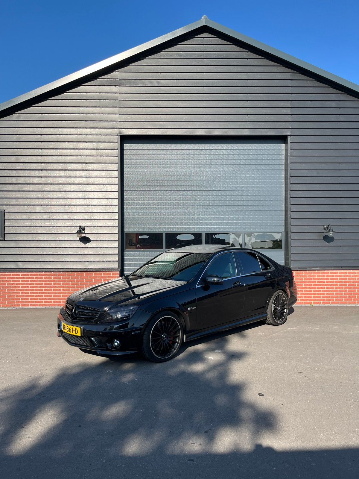 Mercedes c63 amg w204, Automaat, Achterwielaandrijving, 8 cilinders, Zwart