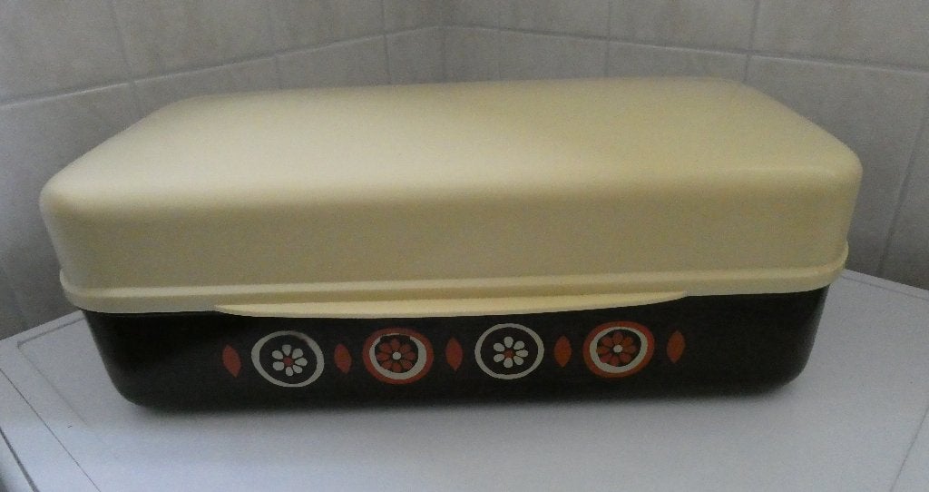 Vintage Broodtrommel Beccon Plastics, Ophalen, Huis en Inrichting