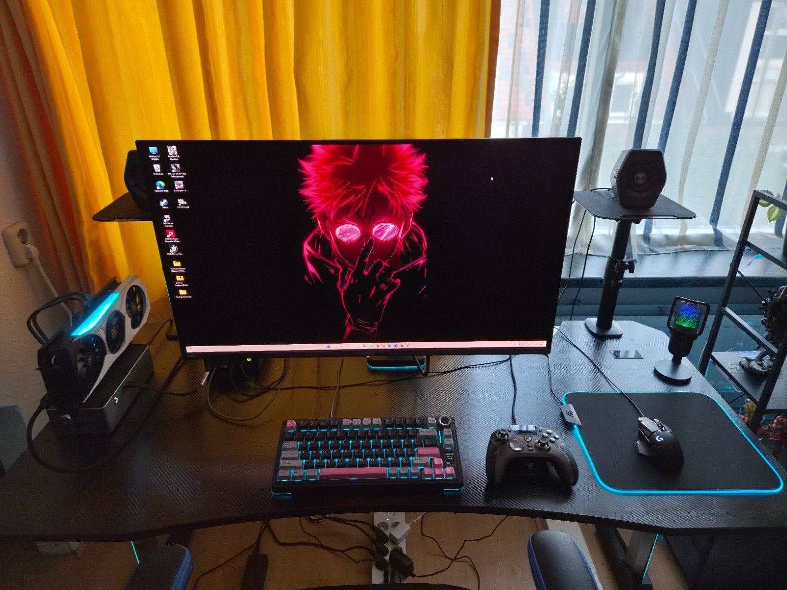 Msi 322URX QD-OLED 4k 240Hz Beste 4k monitor. Nieuwstaat.