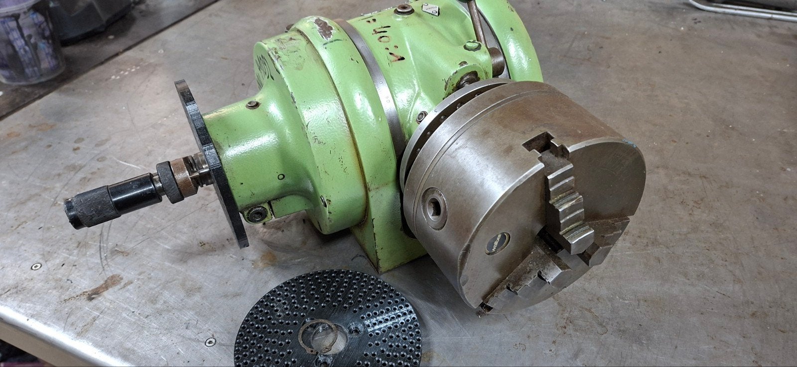 Verdeelkop Walter 125 mm HU125N, Ophalen of Verzenden, Metaaldraaibank