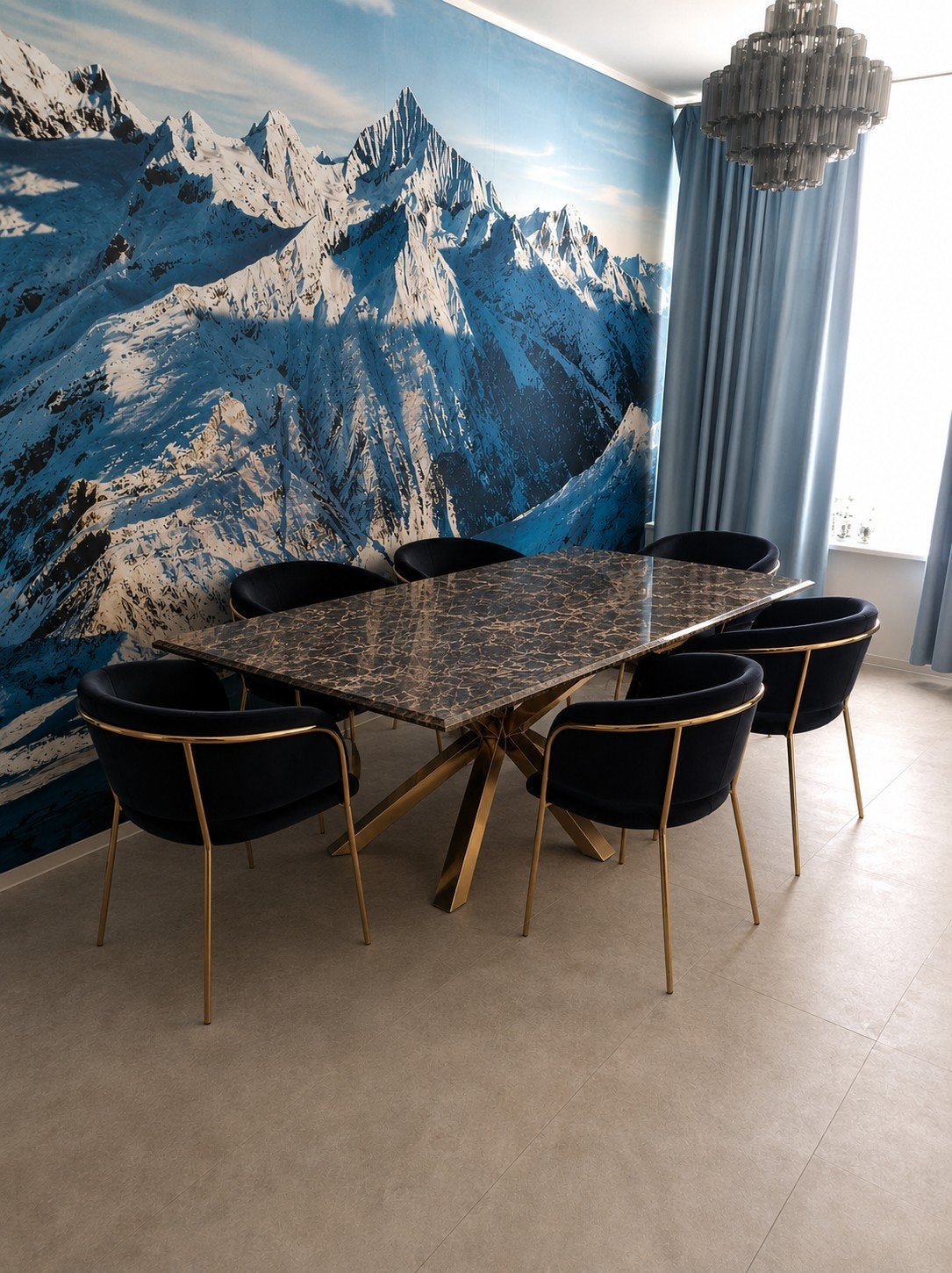 Luxe Richmond Eettafel - Blikvanger voor elk Interieur, Huis en Inrichting, Tafels | Eettafels, Luxe, Modern, Gebruikt, 100 tot 150 cm