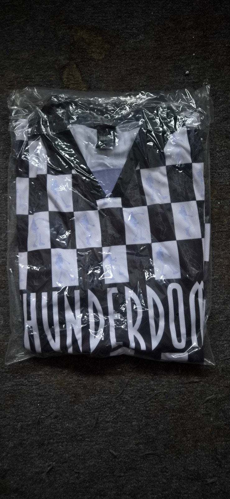 thunderdome soccershirt event pattern mt M, Ophalen of Verzenden, Nieuw, Maat 52/54 (L), Zwart