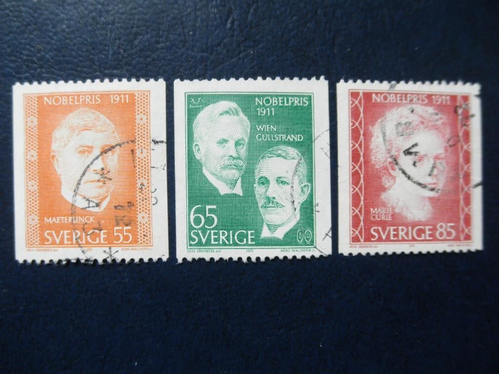 Postzegels Zweden 1971 Nobelprijs - cat.w. € 1,10., Ophalen of Verzenden, Zweden, Gestempeld