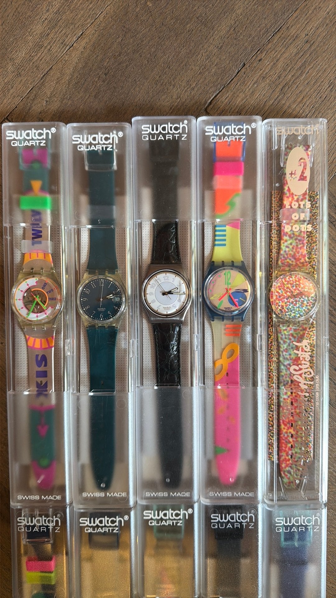 Swatch Quartz Horloges. Gloed nieuw. Prijs per stuk, Ophalen of Verzenden, Zo goed als nieuw, Kunststof, Swatch