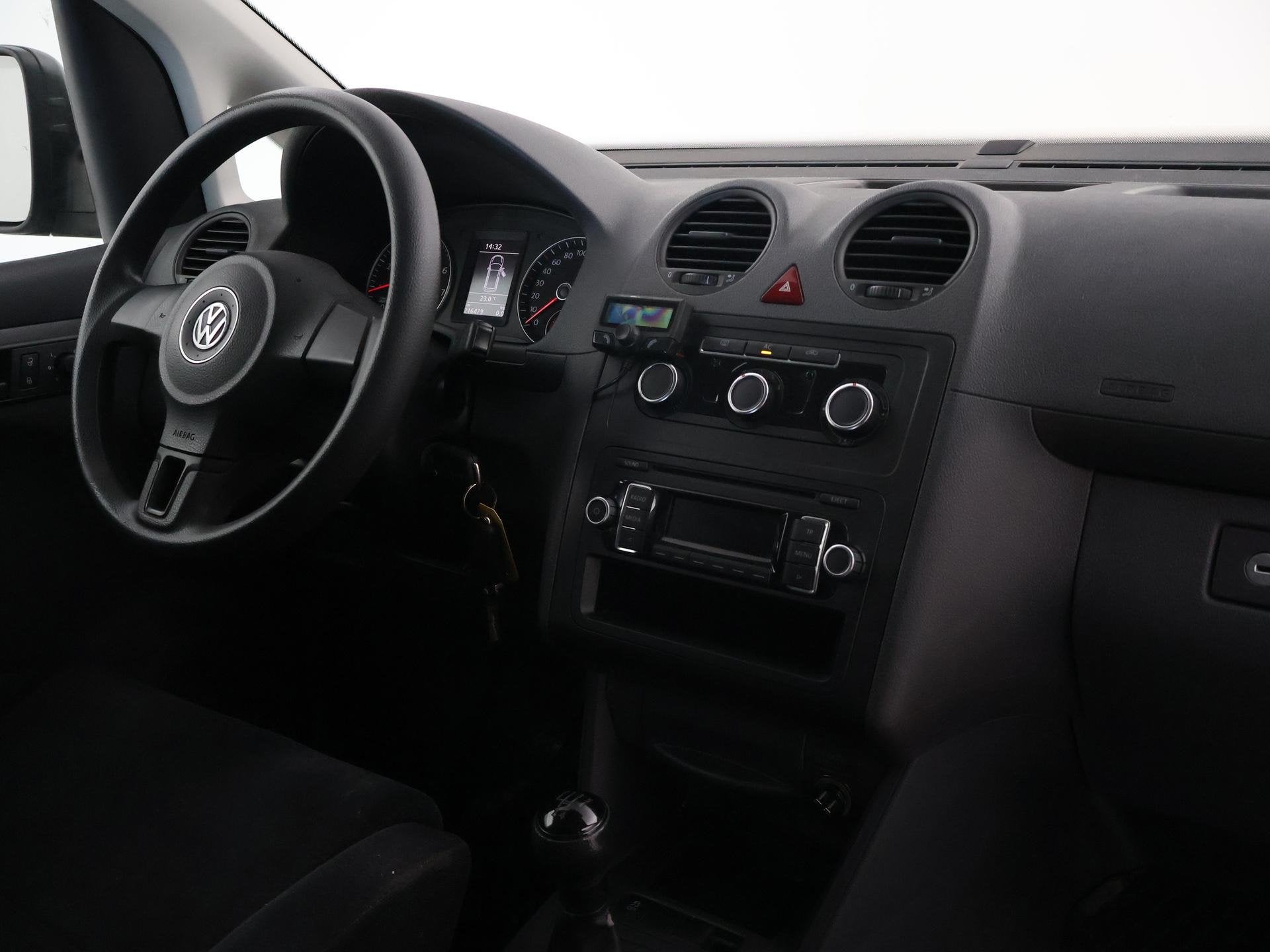 Volkswagen Caddy 2.0 CNG ECOFUEL BENZINE + AARDGAS *MARGE* |, Voorwielaandrijving, Euro 5, Stof, Gebruikt