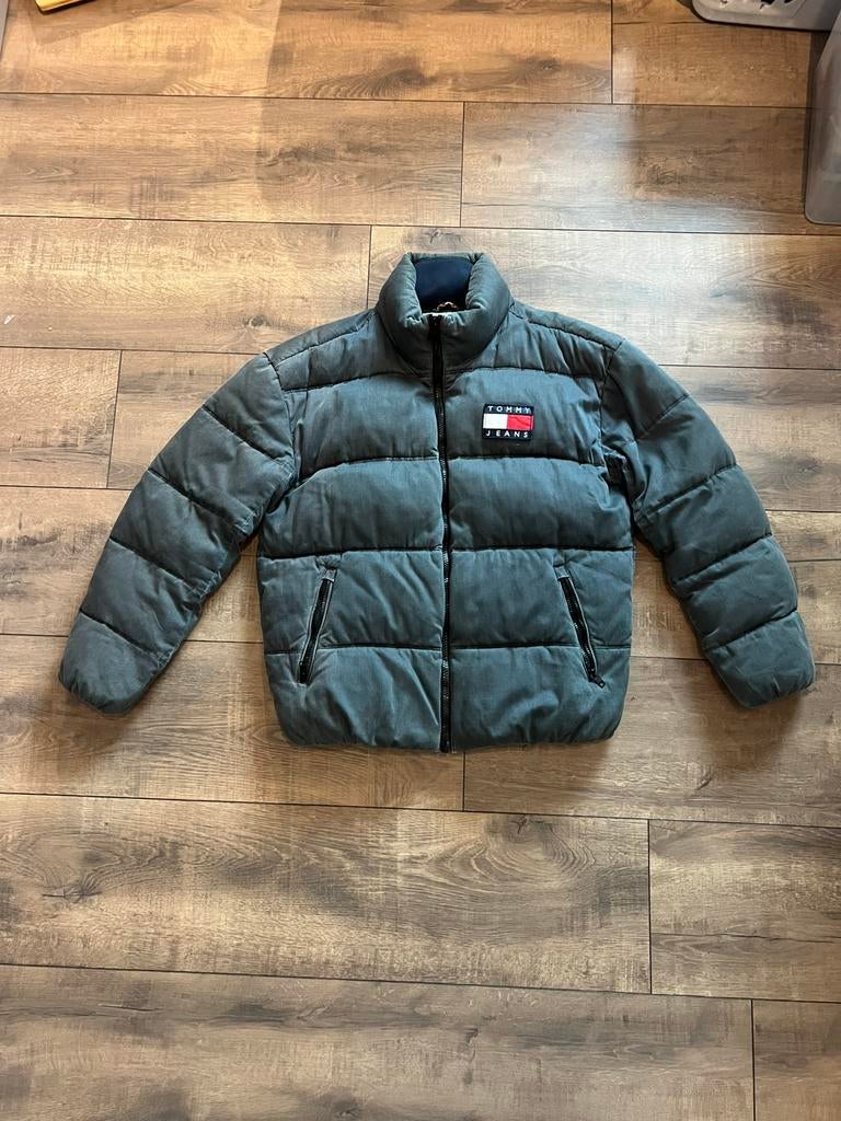 Tommy jeans jas maat L, Ophalen, Zo goed als nieuw, Maat 52/54 (L), Blauw