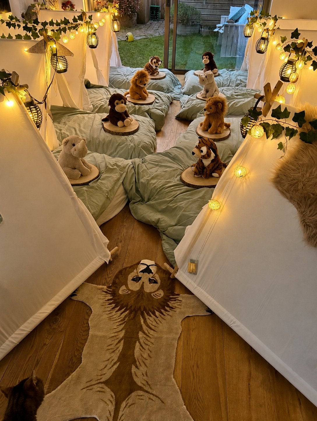 Slaapfeestje deluxe Tipi tentjes te huur!, Ophalen of Verzenden, Gebruikt, Versiering, Verjaardag