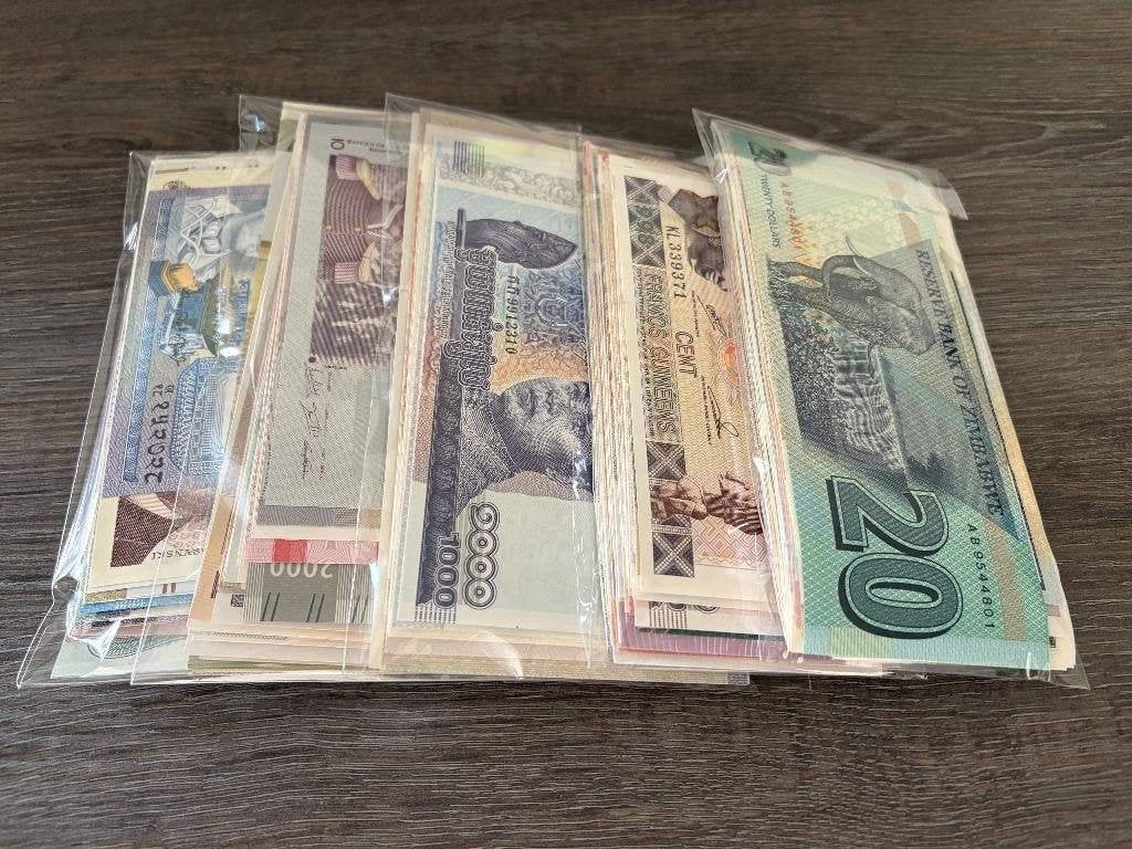 Verzameling 500 wereldbiljetten, allemaal verschillend - UNC, Ophalen of Verzenden, Buitenland, Bankbiljetten