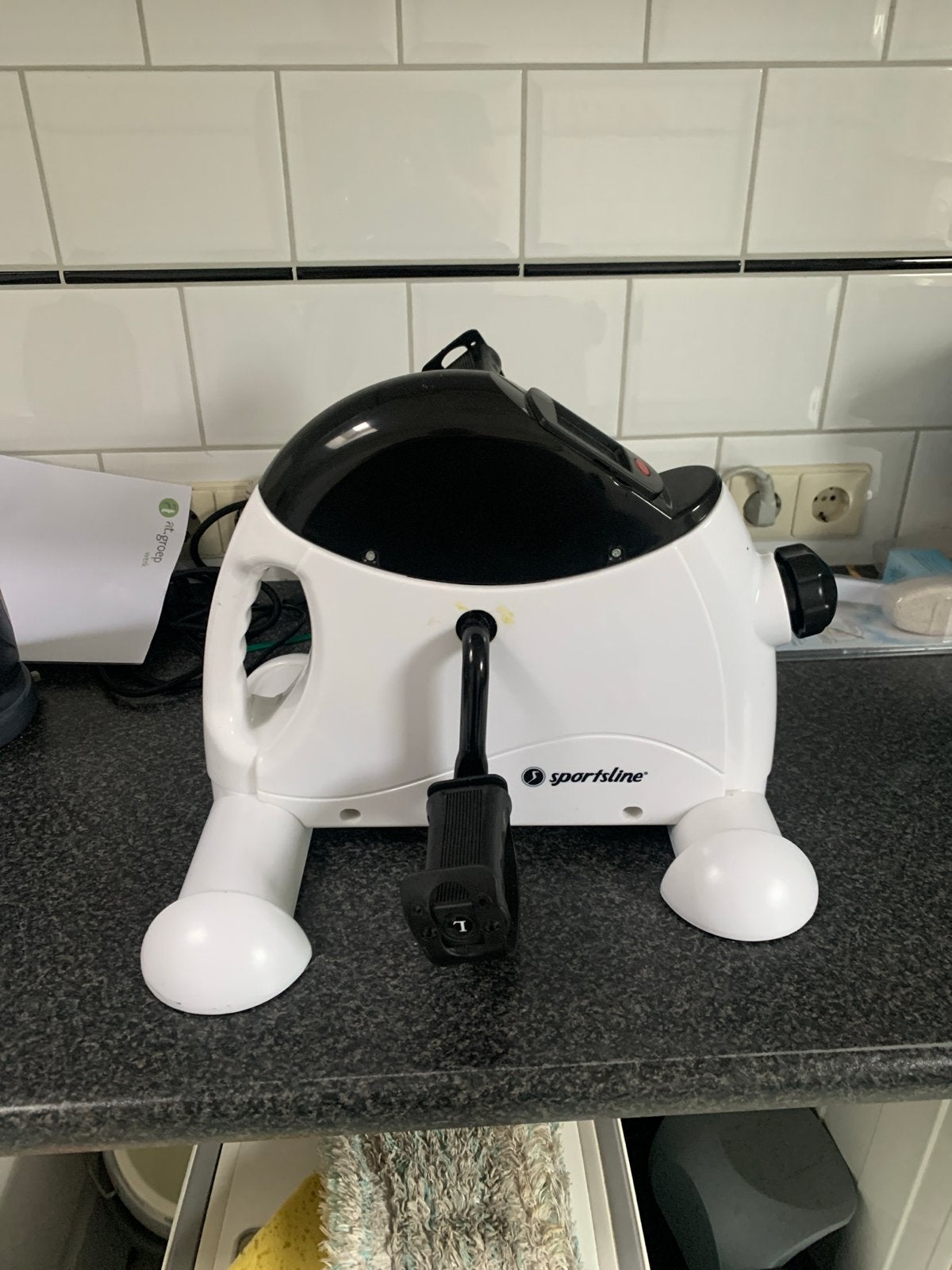 Sportsline Mini Hometrainer - Compact en Efficiënt, Sport en Fitness, Ophalen, Kunststof, Gebruikt, Armen