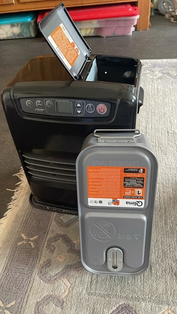 Qlima SRE 3230 TC-2 Premium Black Draagbare Kachel, Ophalen, Zo goed als nieuw, Overige brandstoffen, Petroleumkachel
