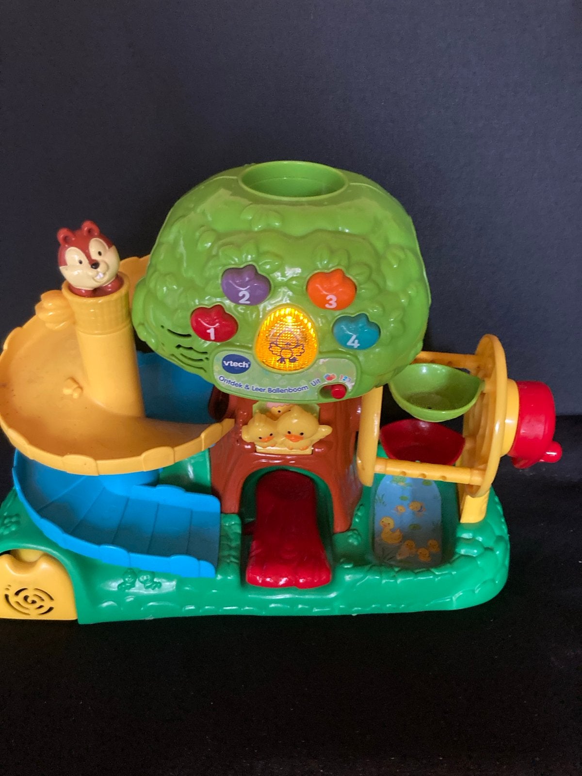 VTech Ontdek & Leer Ballenboom met 3 balletjes, Ophalen, Gebruikt, 6 maanden tot 2 jaar