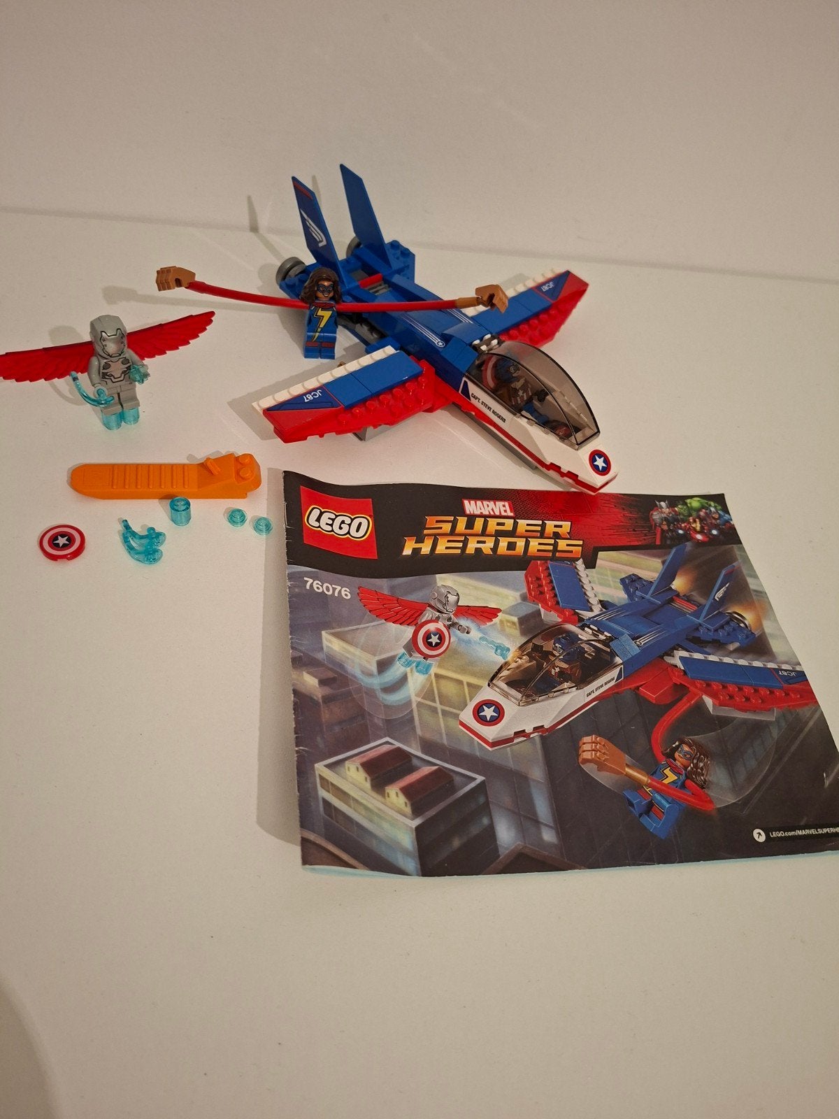Lego super heroes 76076 compleet met boekje, Compleet, Gebruikt, Marvel, Lego