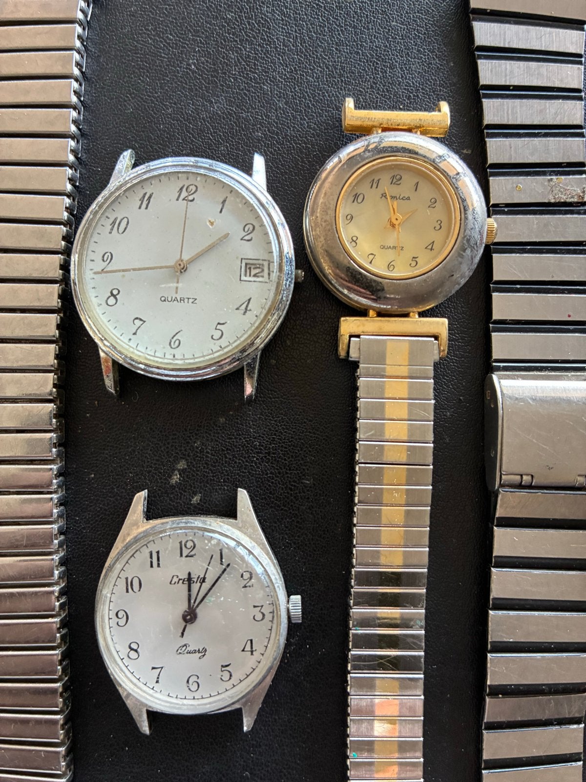 Diverse horloge onderdelen en bandjes, Sieraden, Tassen en Uiterlijk, Horloges | Dames, Gebruikt, Staal, Polshorloge, Swatch