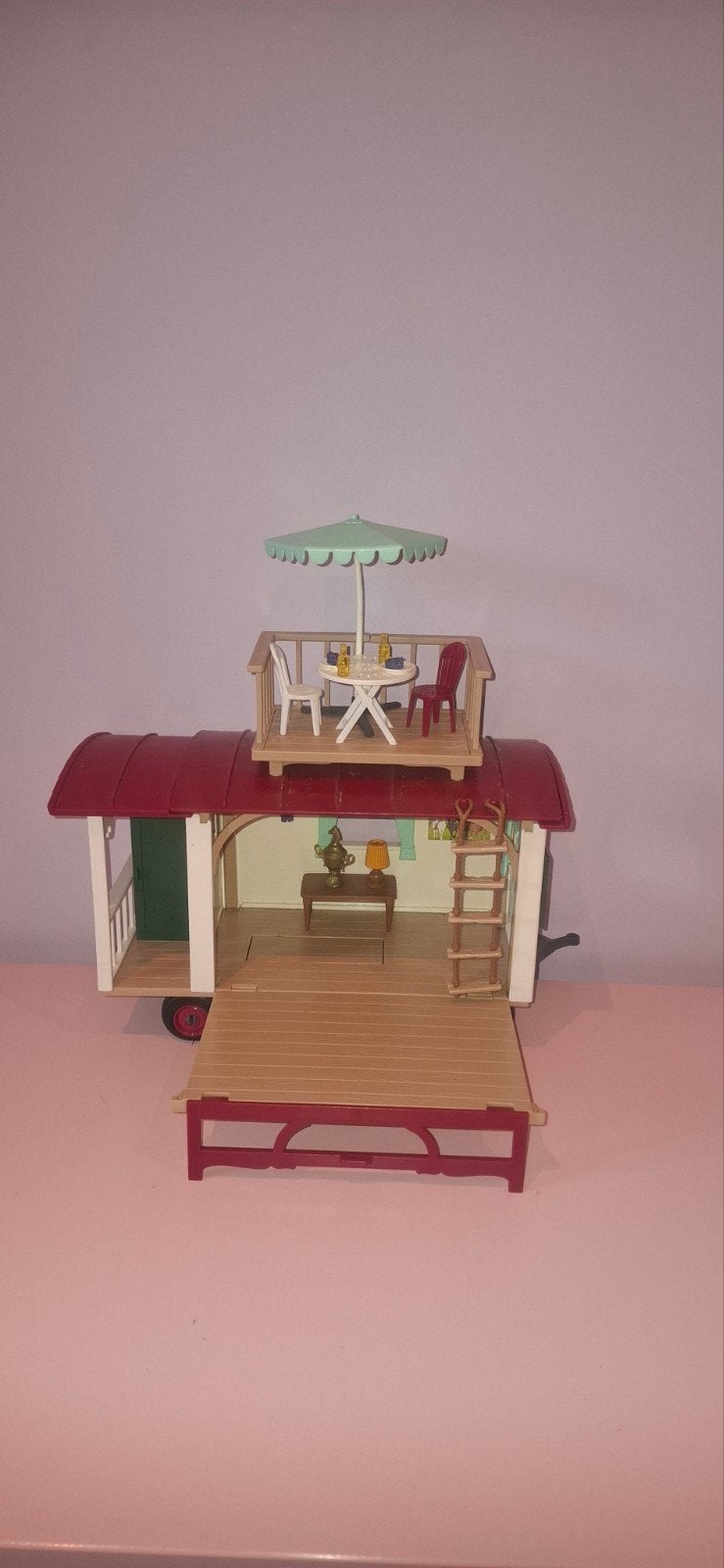 Schleich Caravan - Let op: 1 wiel ontbreekt, Ophalen of Verzenden