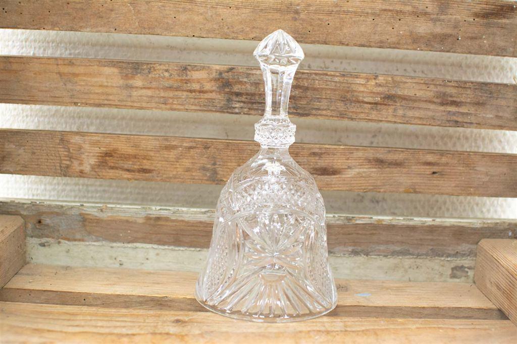 Glazen tafelbel 39124, Ophalen of Verzenden, Gebruikt, Aardewerk, Bord(en)
