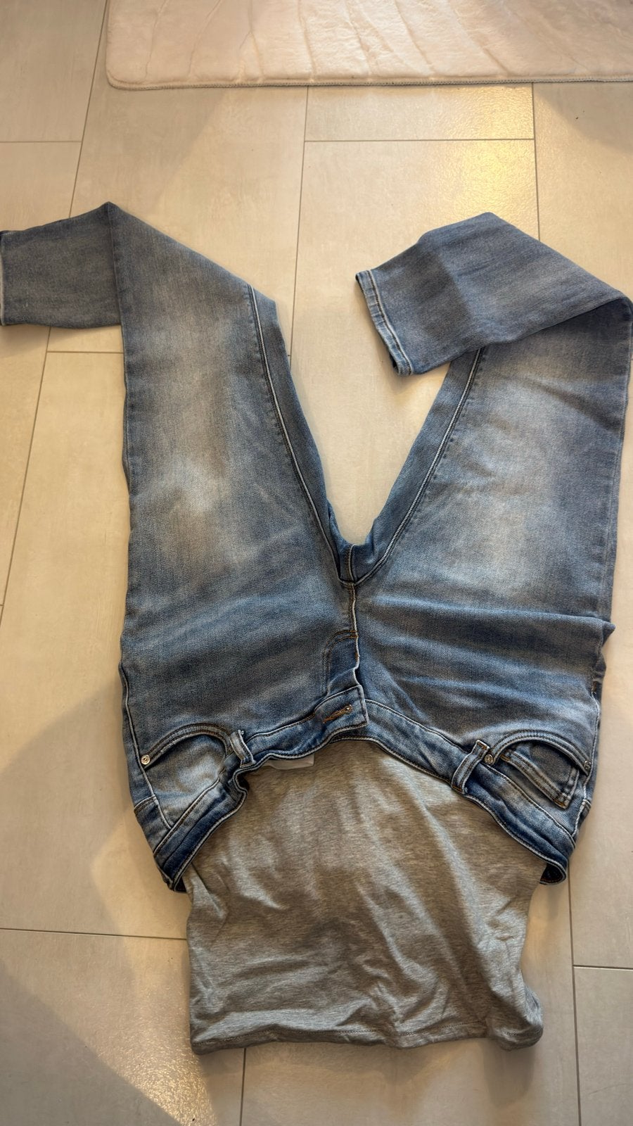 Zwangerschapskleding pakket (spijkerbroek, jurk, tops, panty, Kleding | Dames, Maat 38/40 (M), Blauw, Ophalen of Verzenden, Zo goed als nieuw