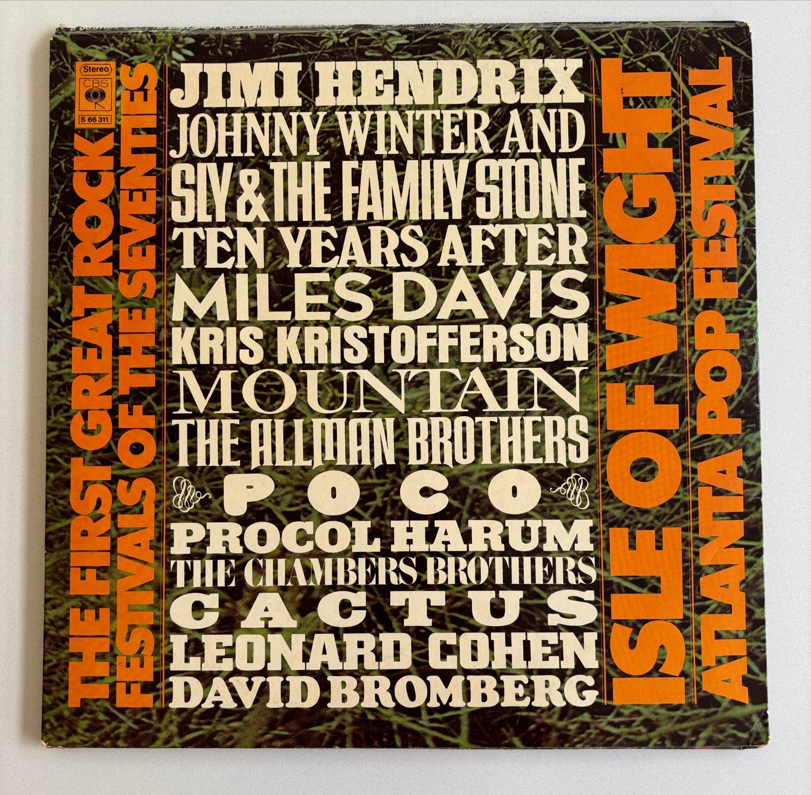 Concert LP: Atlanta & Isle of Wight Rock Festivals, Cd's en Dvd's, Vinyl | Rock, LP, Gebruikt, Ophalen of Verzenden, 12 inch