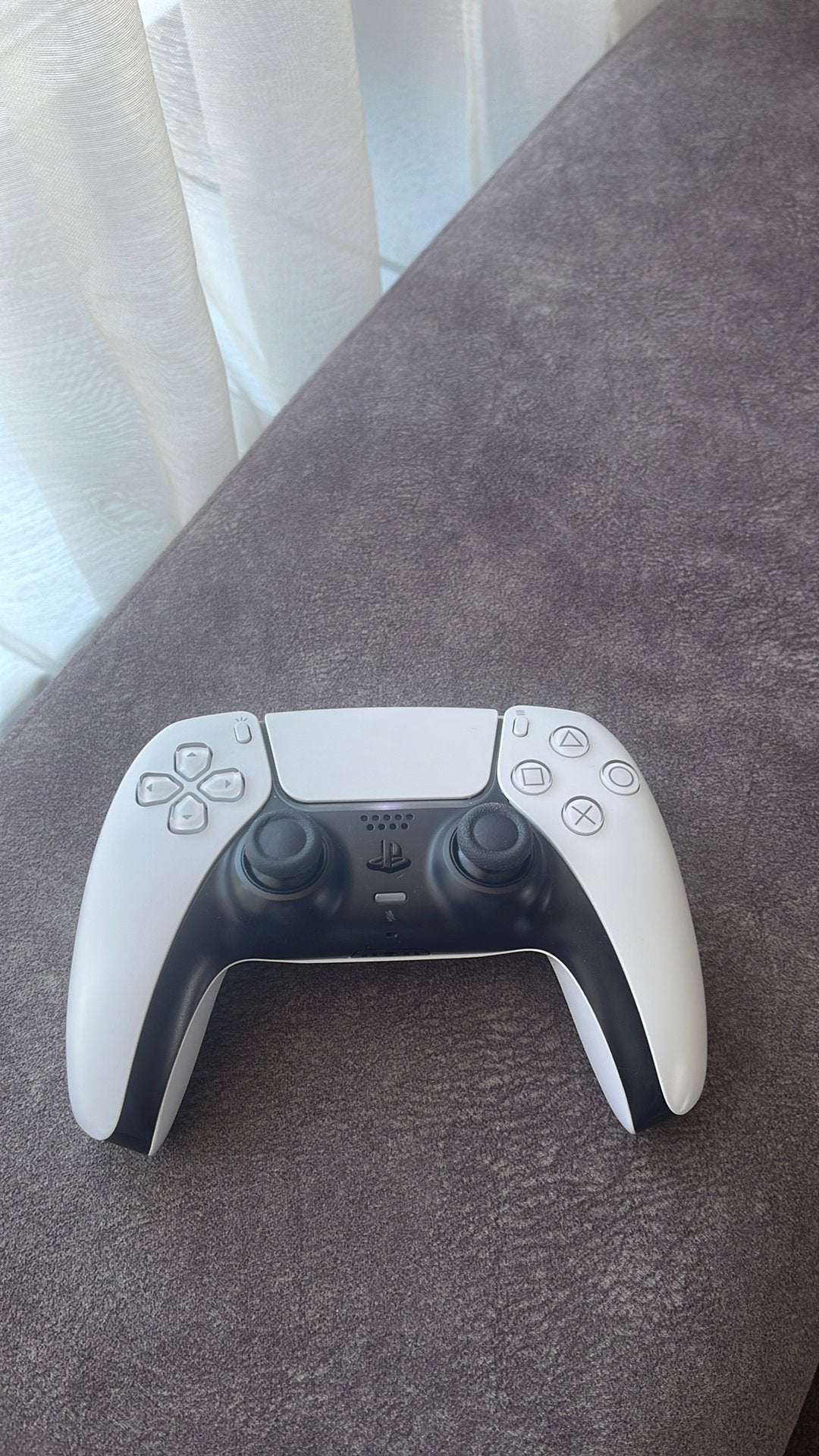 Playstation 5 controller (wit) origineel,, Ophalen of Verzenden, Zo goed als nieuw