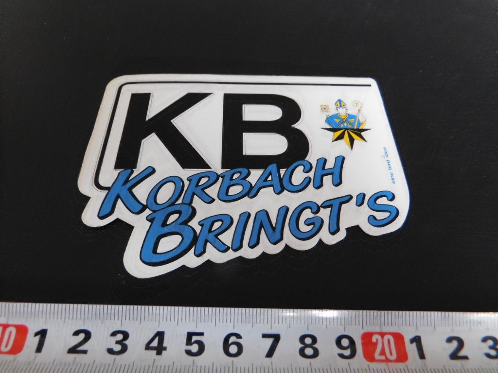 sticker KB Korbach Bringt's  *, Ophalen, Zo goed als nieuw