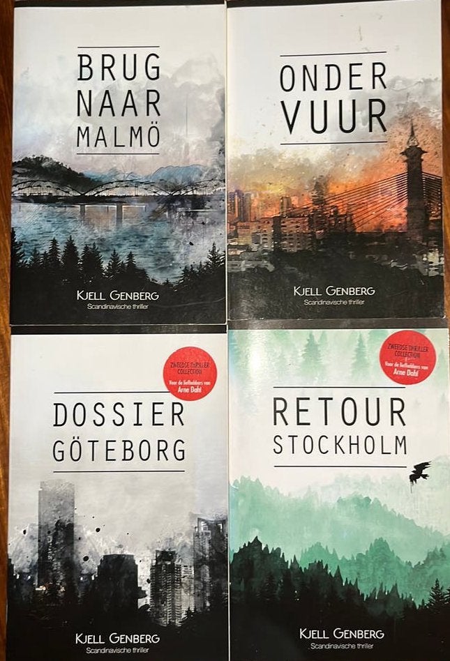 4 x nieuw Kjell Genberg Scandinavische thrillers - 4 boeken, Boeken, Ophalen of Verzenden, Nieuw, Scandinavië