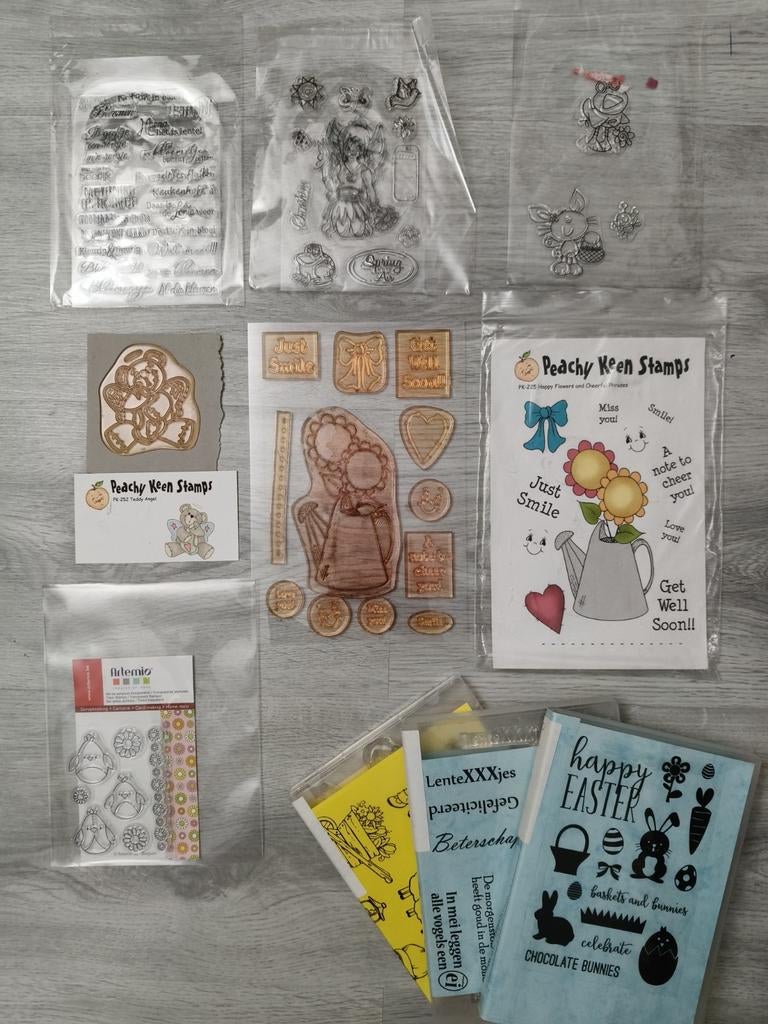 Lente Clear Stamps, Hobby en Vrije tijd, Stempelen, Zo goed als nieuw, Clearstamp, Ophalen of Verzenden