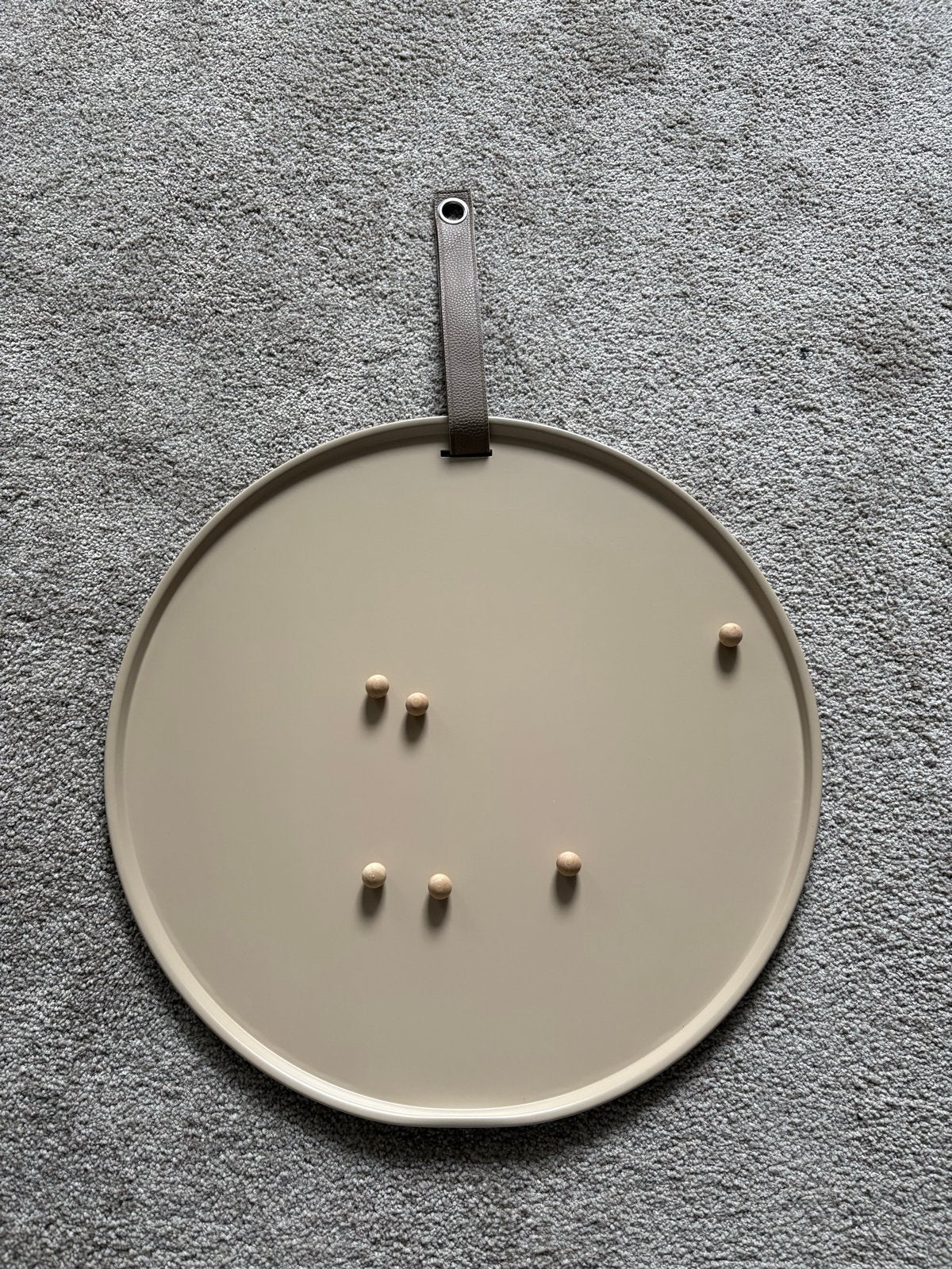 Decoratief magneetbord - stijlvol en functioneel, Ophalen, Beige, Zo goed als nieuw, Metaal